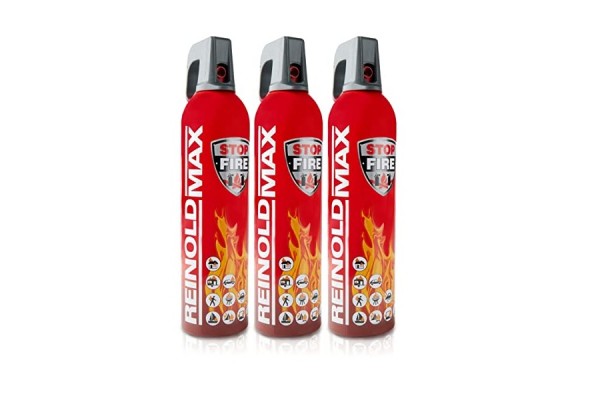 spray gaśniczy 750 ml (3 szt) - gasi tłuszcze jadalne - do domu, kuchni, na kemping inne marki gaśnice 2